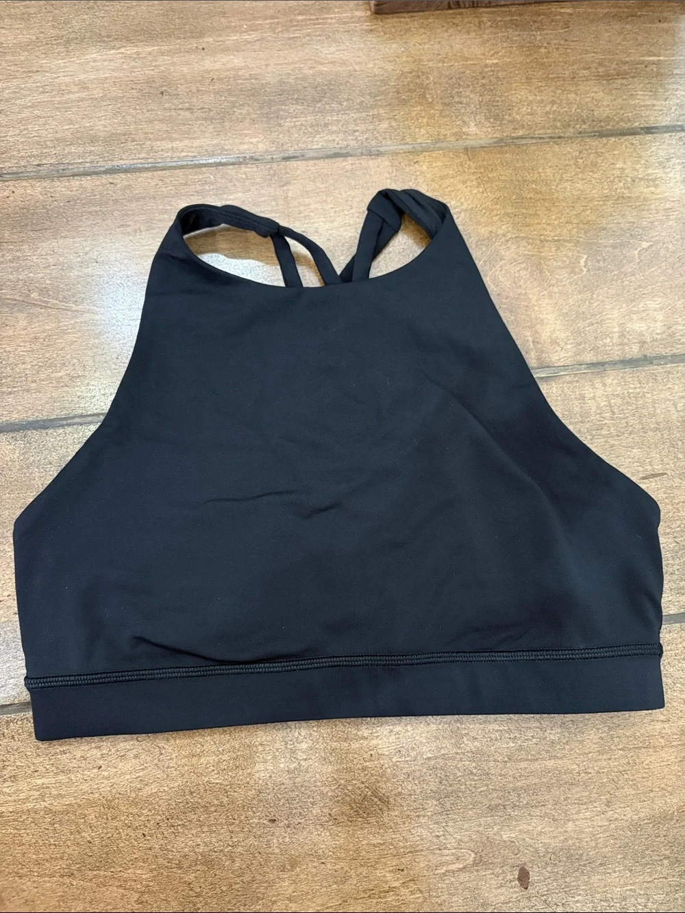 Lululemon high neck energy bra black size 8